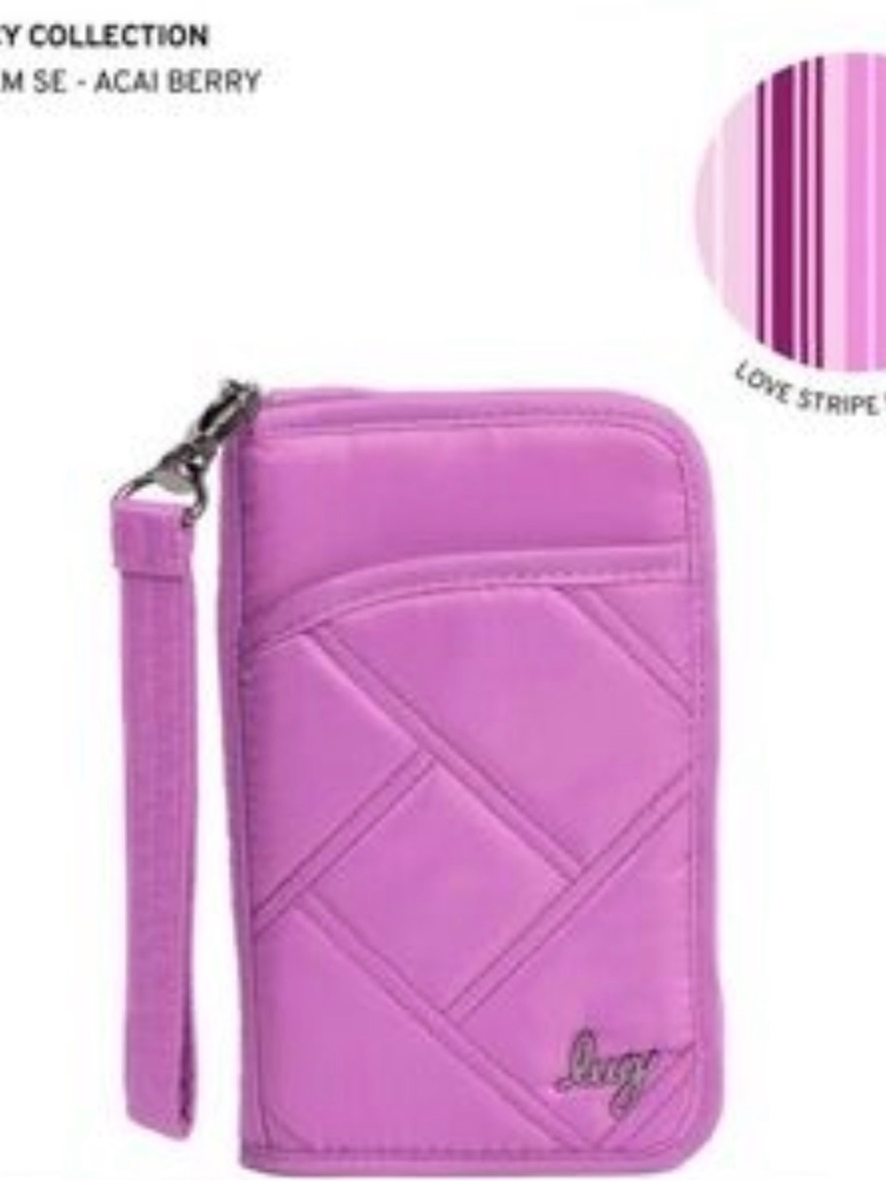 Lug Tanden SE wallet wristlet in Açaí Berry NWOT